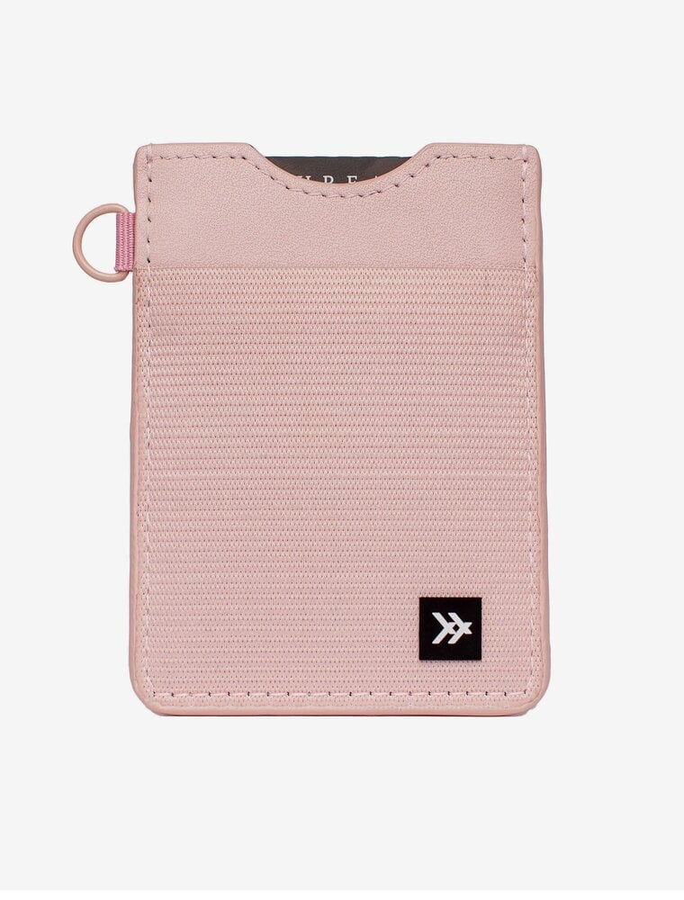 THREAD WALLETS Vertical Wallet in Rose Dust