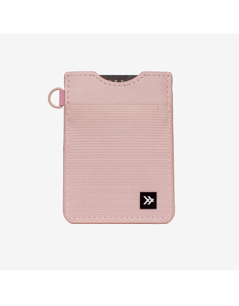 THREAD WALLETS Vertical Wallet in Rose Dust