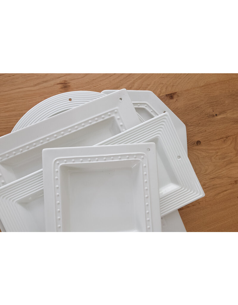 NORA FLEMING Pinstripes Round Server