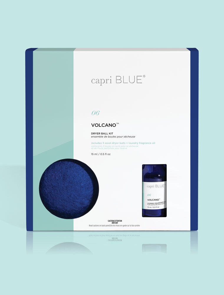 CAPRI BLUE Volcano Dryer Ball Kit