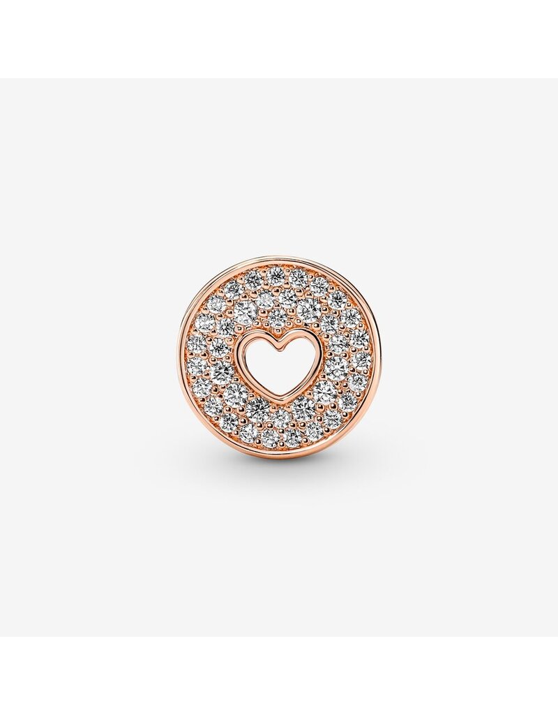 PANDORA Pavé & Heart Anniversary Charm