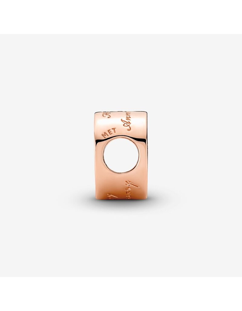 PANDORA Pavé & Heart Anniversary Charm