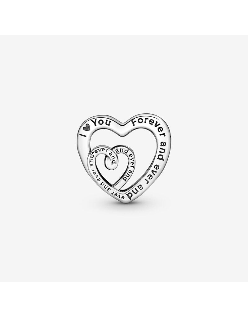PANDORA Entwined Infinite Hearts Charm
