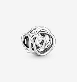 PANDORA Family Always Encircled Heart Charm