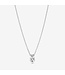 Double Heart Pendant Sparkling Collier Necklace
