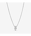 Double Heart Pendant Sparkling Collier Necklace