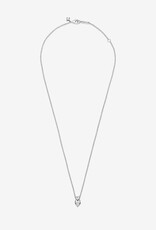 PANDORA Double Heart Pendant Sparkling Collier Necklace