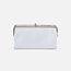 Lauren Clutch Wallet in Optic White