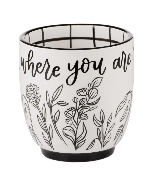 "Bloom Where You Are Planted" Mug
