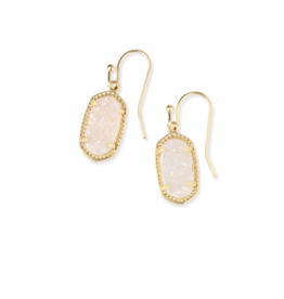 KENDRA SCOTT DESIGN Lee Gold Drop Earrings in Iridescent Drusy