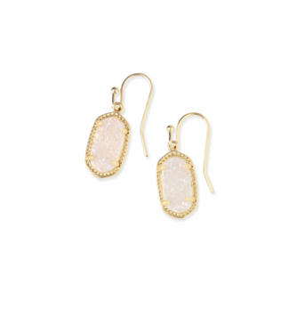 KENDRA SCOTT DESIGN Lee Gold Drop Earrings in Iridescent Drusy
