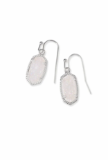 KENDRA SCOTT DESIGN Lee Silver Drop Earrings in Iridescent Drusy
