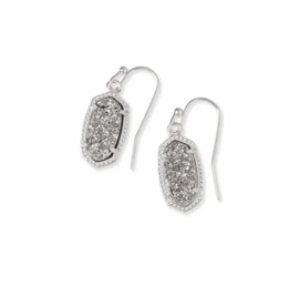 KENDRA SCOTT DESIGN Lee Silver Drop Earrings in Platinum Drusy