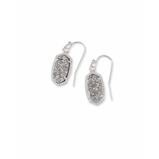 KENDRA SCOTT DESIGN Lee Silver Drop Earrings in Platinum Drusy