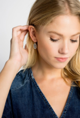 KENDRA SCOTT DESIGN Lee Silver Drop Earrings in Platinum Drusy