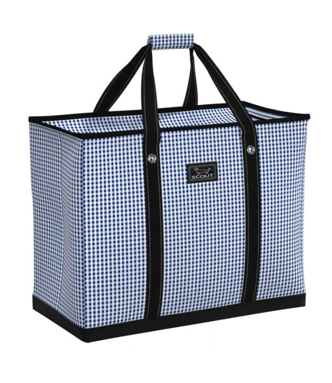 4 Boys Extra-Large Tote Bag in Brooklyn Checkham