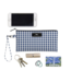 Kate Wristlet in Brooklyn Checkham