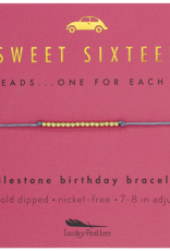Sweet Sixteen  Birthday Milestone Bracelet Sweet Sixteen  Birthday Milestone Bracelet