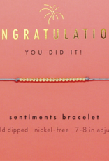 Congratulations Milestone Bracelet