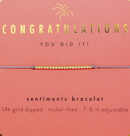 Congratulations Milestone Bracelet