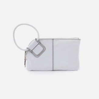 HOBO Sable Wristlet in Optic White