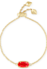 KENDRA SCOTT DESIGN Elaina Gold Adjustable Chain Bracelet in Red Illusion KENDRA SCOTT DESIGN Elaina Gold Adjustable Chain Bracelet in Red Illusion