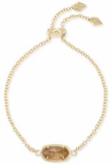 KENDRA SCOTT DESIGN Elaina Gold Adjustable Chain Bracelet in Citrine KENDRA SCOTT DESIGN Elaina Gold Adjustable Chain Bracelet in Citrine