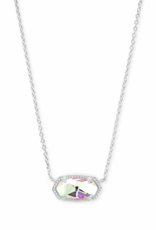 KENDRA SCOTT DESIGN Elisa Silver Pendant Necklace in Dichroic Glass