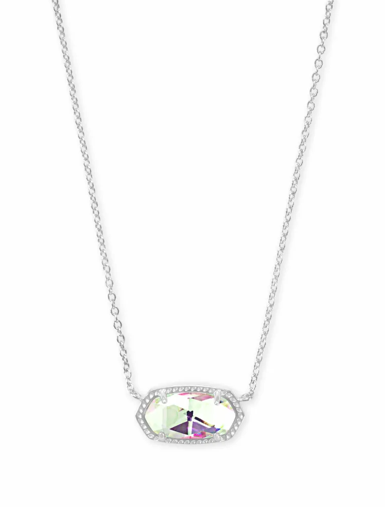 KENDRA SCOTT DESIGN Elisa Silver Pendant Necklace in Dichroic Glass