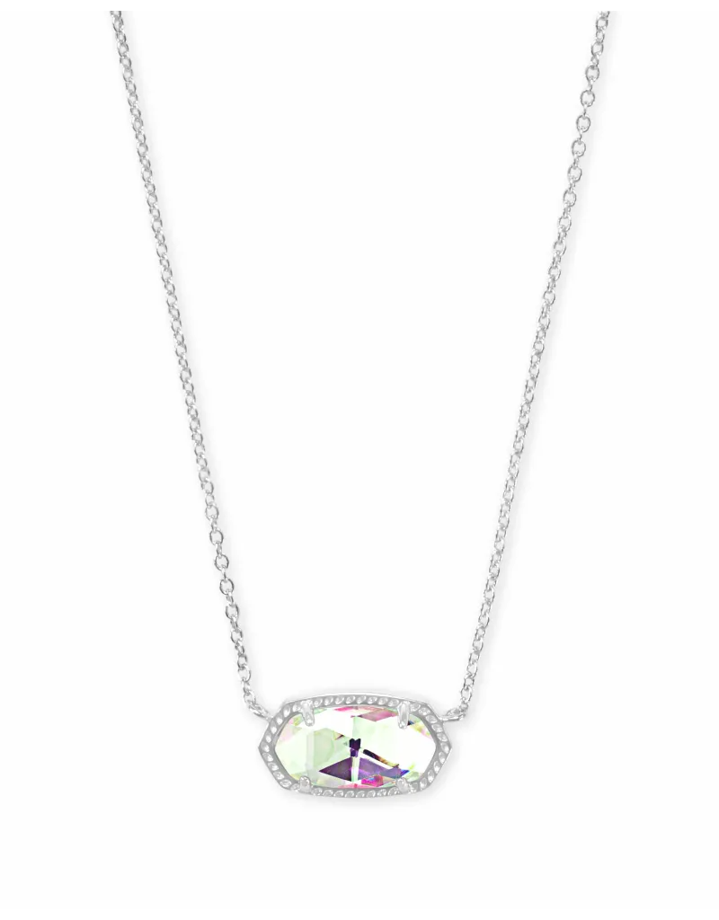 KENDRA SCOTT DESIGN Elisa Silver Pendant Necklace in Dichroic Glass
