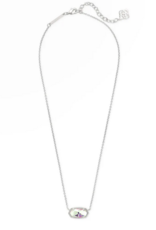 KENDRA SCOTT DESIGN Elisa Silver Pendant Necklace in Dichroic Glass