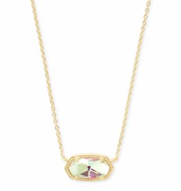 KENDRA SCOTT DESIGN Elisa Gold Pendant Necklace in Dichroic Glass