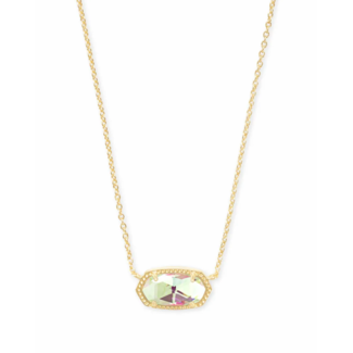 KENDRA SCOTT DESIGN Elisa Gold Pendant Necklace in Dichroic Glass