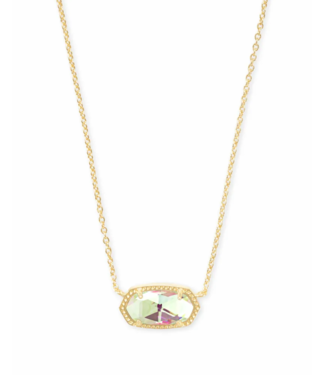 KENDRA SCOTT DESIGN Elisa Gold Pendant Necklace in Dichroic Glass