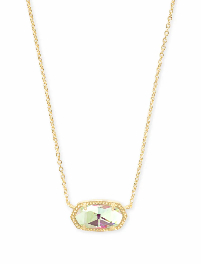 KENDRA SCOTT DESIGN Elisa Gold Pendant Necklace in Dichroic Glass