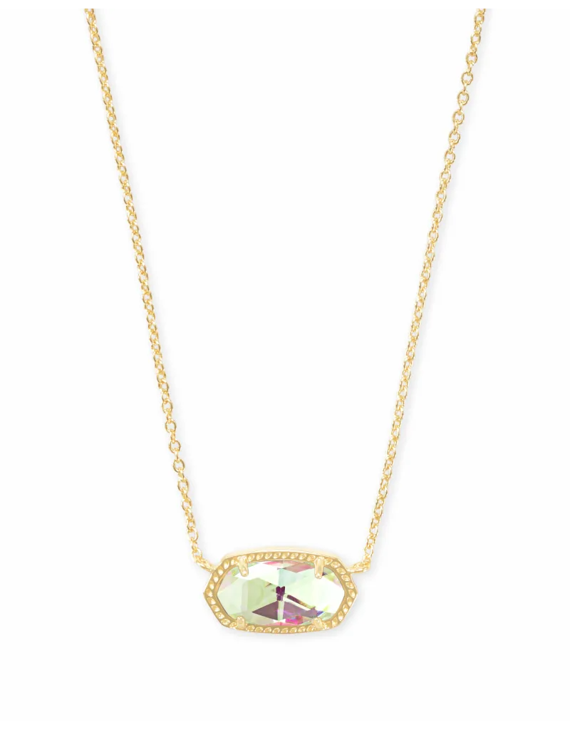 KENDRA SCOTT DESIGN Elisa Gold Pendant Necklace in Dichroic Glass