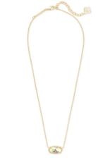 KENDRA SCOTT DESIGN Elisa Gold Pendant Necklace in Dichroic Glass KENDRA SCOTT DESIGN Elisa Gold Pendant Necklace in Dichroic Glass