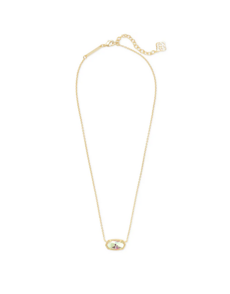 KENDRA SCOTT DESIGN Elisa Gold Pendant Necklace in Dichroic Glass