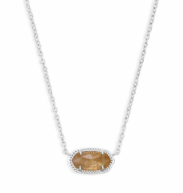 KENDRA SCOTT DESIGN Elisa Silver Pendant Necklace in Citrine