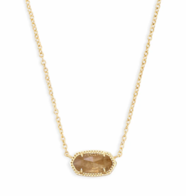 KENDRA SCOTT DESIGN Elisa Gold Pendant Necklace in Citrine