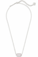 KENDRA SCOTT DESIGN Elisa Silver Pendant Necklace in Iridescent Drusy