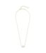 Elisa Gold Pendant Necklace in Iridescent Drusy