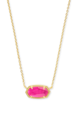 KENDRA SCOTT DESIGN Elisa Gold Pendant Necklace in Azalea Illusion