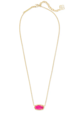 KENDRA SCOTT DESIGN Elisa Gold Pendant Necklace in Azalea Illusion