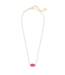 Elisa Gold Pendant Necklace in Azalea Illusion