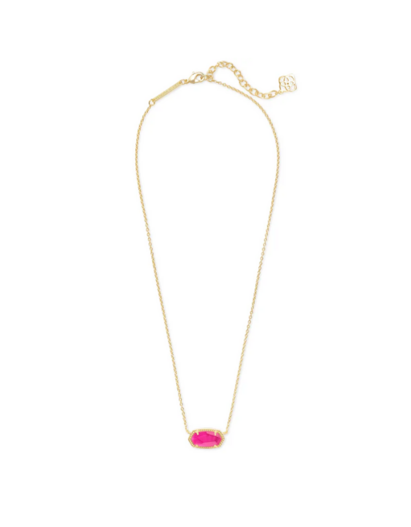 KENDRA SCOTT DESIGN Elisa Gold Pendant Necklace in Azalea Illusion