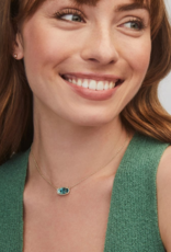 KENDRA SCOTT DESIGN Elisa Gold Pendant Necklace in London Blue