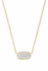 KENDRA SCOTT DESIGN Elisa Gold Pendant Necklace in Silver Filigree Mix
