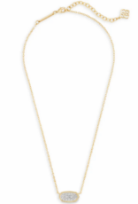 KENDRA SCOTT DESIGN Elisa Gold Pendant Necklace in Silver Filigree Mix