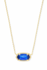 KENDRA SCOTT DESIGN Elisa Gold Pendant Necklace in Cobalt Cats Eye KENDRA SCOTT DESIGN Elisa Gold Pendant Necklace in Cobalt Cats Eye